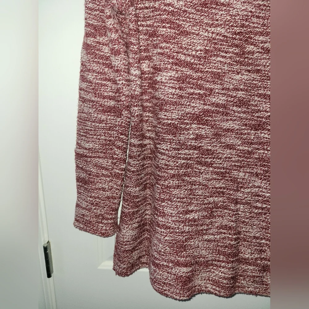 Merona Red Cowl Neck Sweater with Turtleneck Design Small